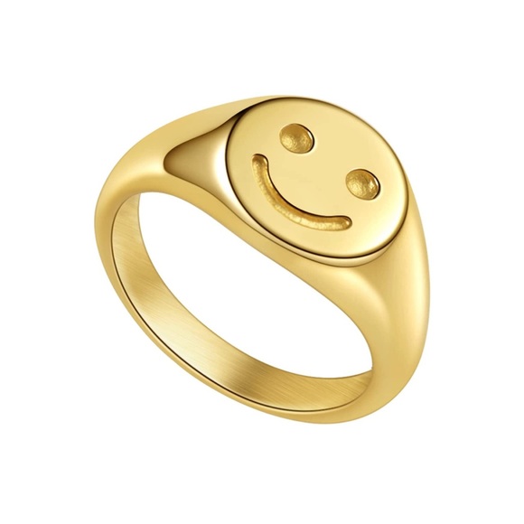 Smiley Face Statement Rings - Picture 3 of 4
